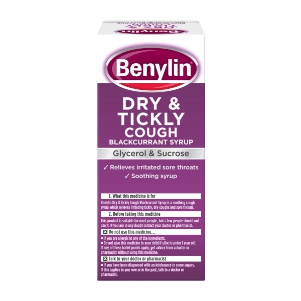 Benylin Dry Tickly Cough Syrup 125ml