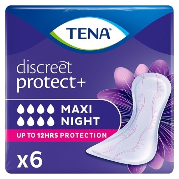 Tena Lady Maxi Night Sanitary Towels 6 Pack