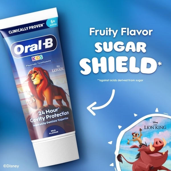 Oral-B Kids 6+ Months- 6 Years Lion King Toothpaste 60Ml