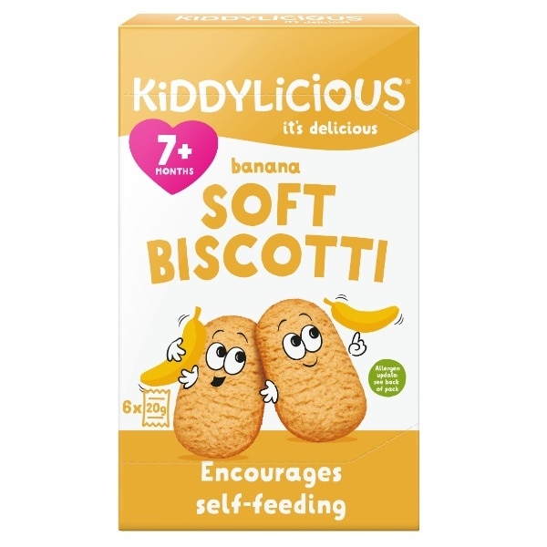 Kiddylicious Banana Biscotti 6S