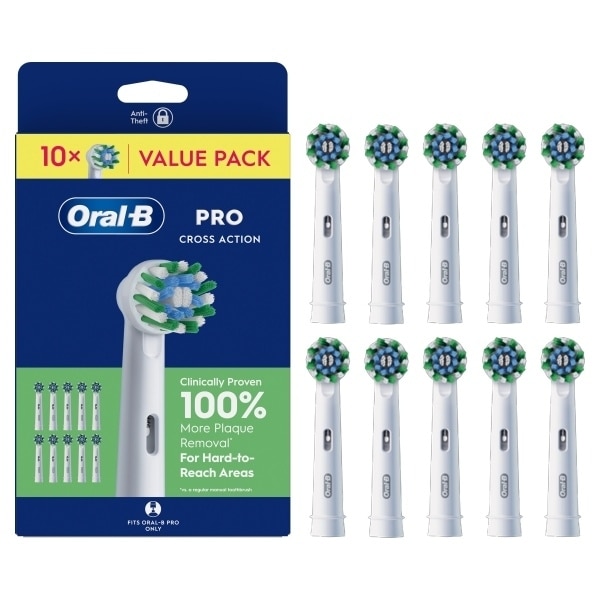 Oral B X Action Power Refills 10 Pack
