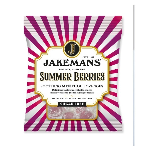 Jakemans Summer Berries Sugar Free 50g