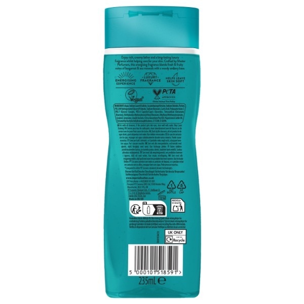 Imperial Leather Bergamot And Sea Minerals Shower Gel 335Ml