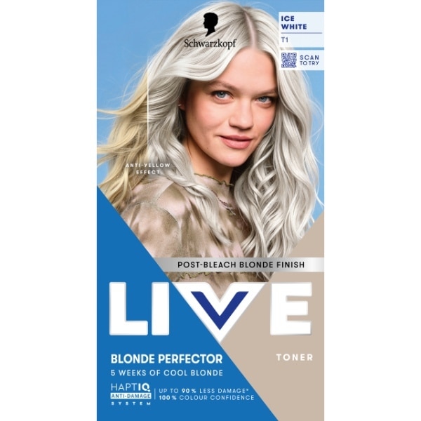 Live T1 Ice White Post-Bleach Toner