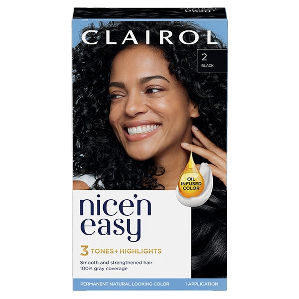 Clairol Nice'n Easy Hair Dye 2 Black
