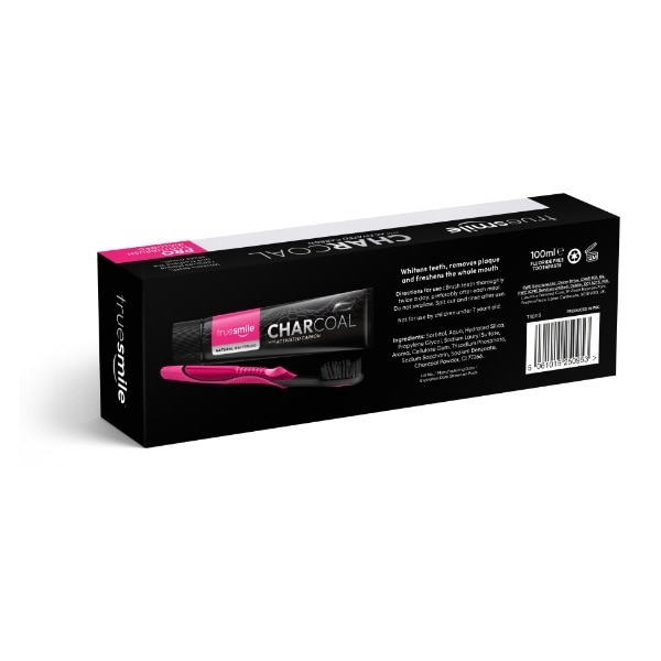 Truesmile Charcoal Paste And Brush 100ml
