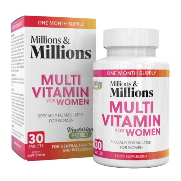 Millions & Millions - Womens Multi Vitamin & Minerals 30 Tablets