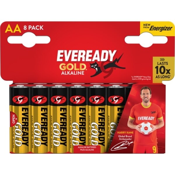 Eveready Gold Aa 8 Pack