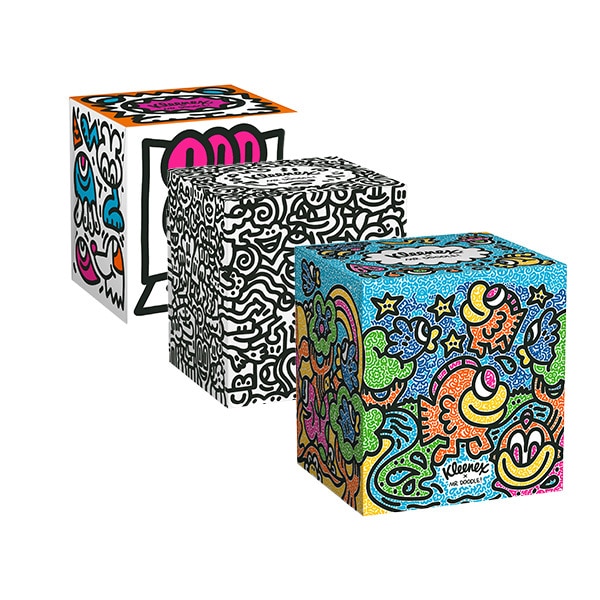 Kleenex Collection Cube 48S