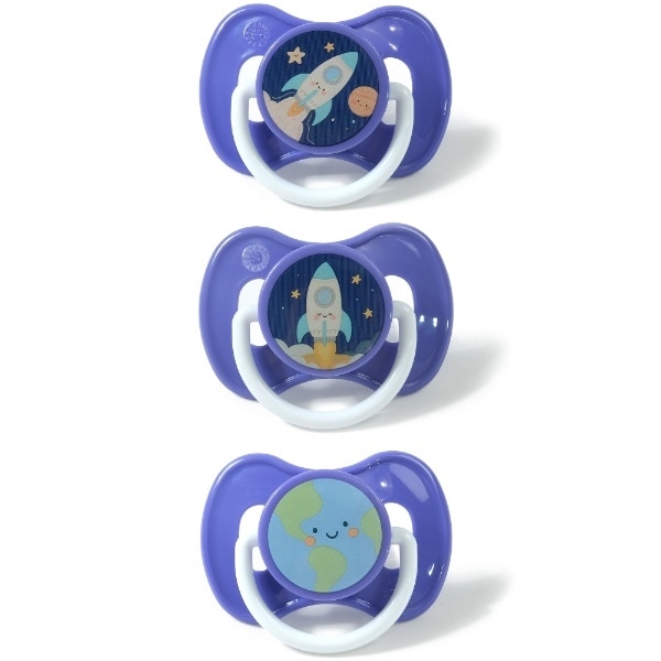 Griptight 6m+ Glow in Dark Soothers Blue