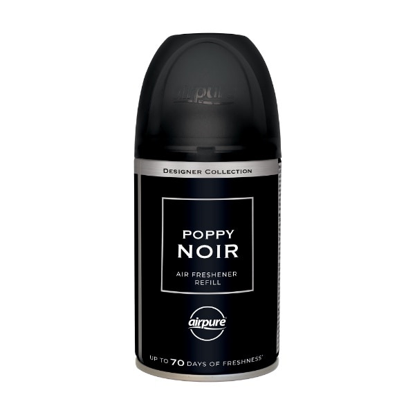 Airpure Designer Collection Auto Refill Poppy Noir 250Ml