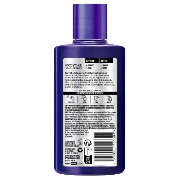 Provoke Touch Of Silver Brightening Shampoo 150ml