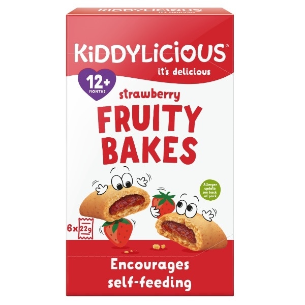 Kiddylicious Strawberry Bakes 6X22G