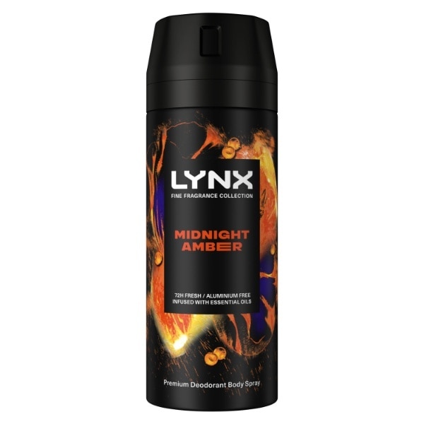 Lynx Fine Fragrance Midnight Amber Body Spray 150ml