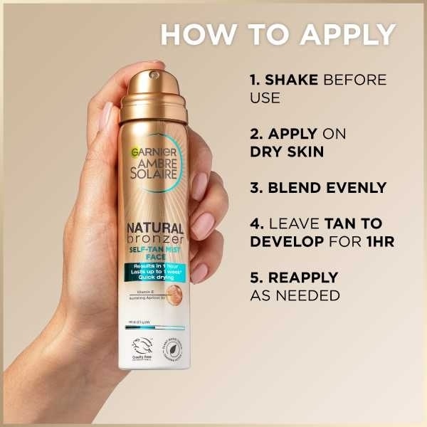 Ambre Solaire No Streaks Face Spray Original 75ml
