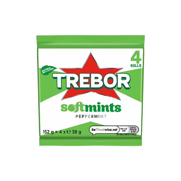 Trebor Sofmint Peppermint 4 Pack 152g