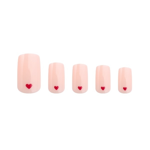 Invogue Little Red Hearts - Pack Of 24