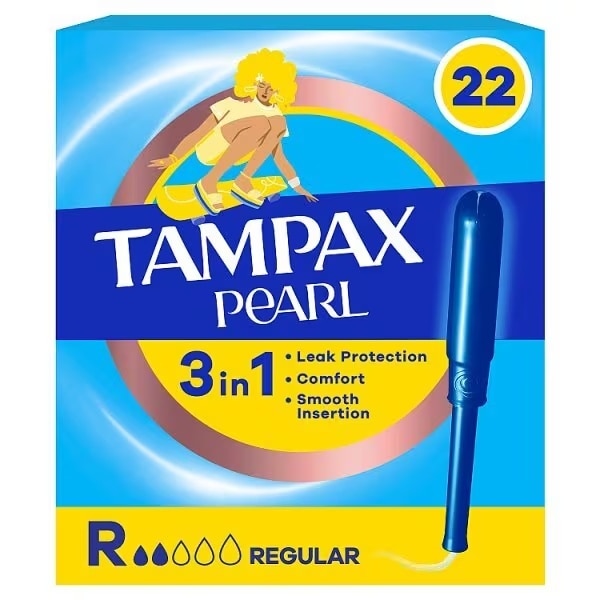 TAMPAX PEARL REGULAR 22CT