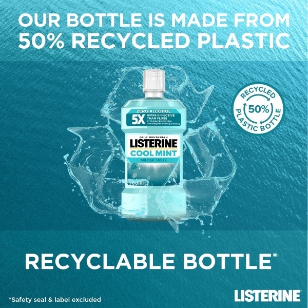 Listerine Coolmint Mild Mouthwash 750ml