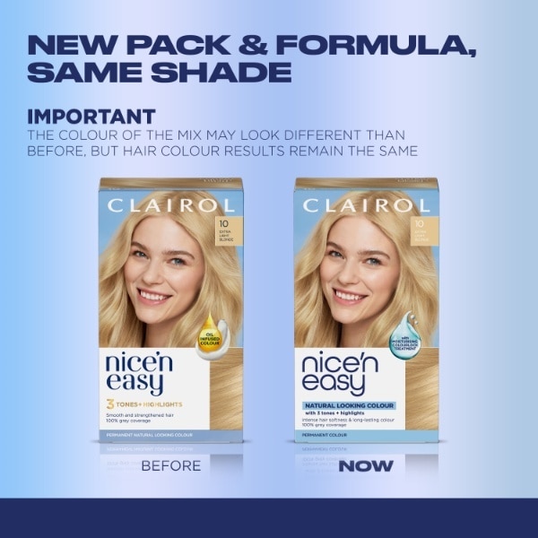 Clairol Nice 'n Easy Hair Dye Extra Lght Blonde 10