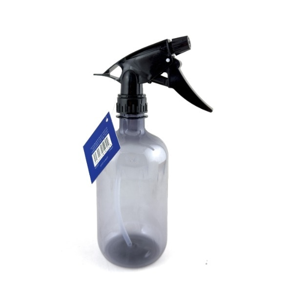 Black Plastic Spray Bottle 450ml