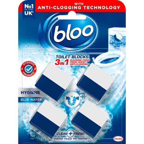 Bloo In Cistern Blocks Hygiene 4 X 50g