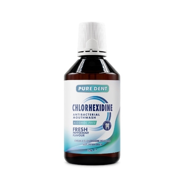Puredent Chlorhexidine Mouthwash Peppermint 500ml