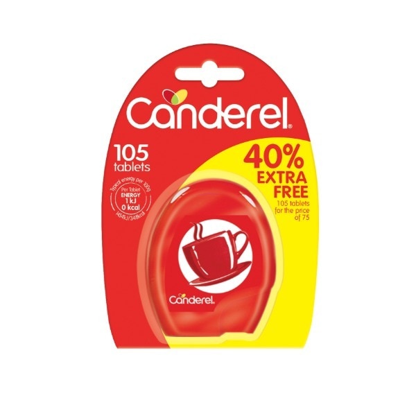 Canderel 75'S +40% Extra Free