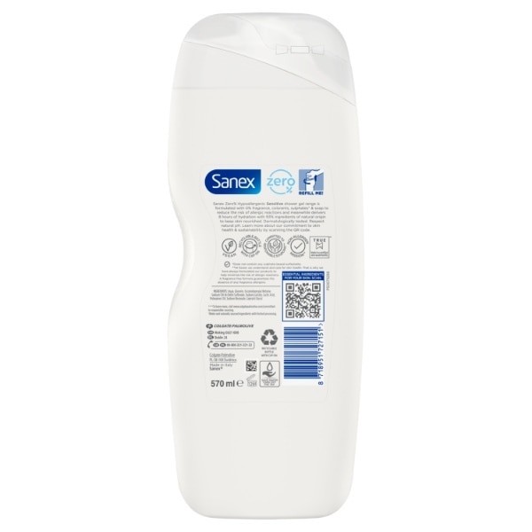 Sanex Shower Gel 0 Sensitive 570ml
