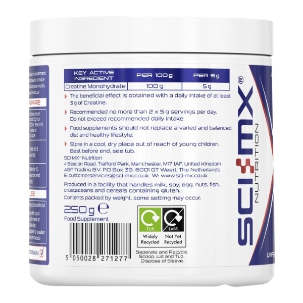 Sci-Mx Nutrition Creatine Monohydrate Powder 250G