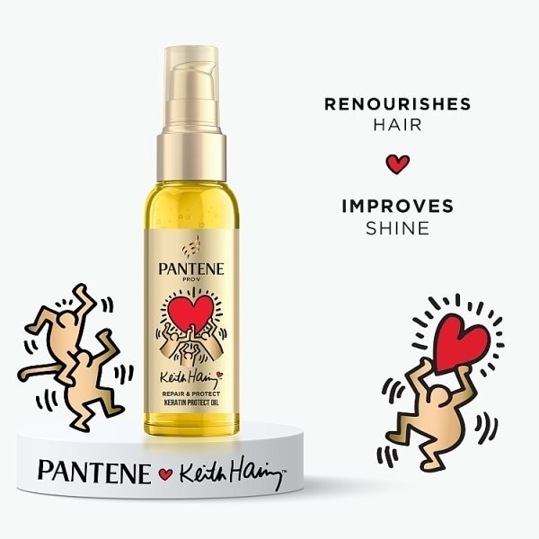 Pantene x Keith Haring Protect Oil 100ml