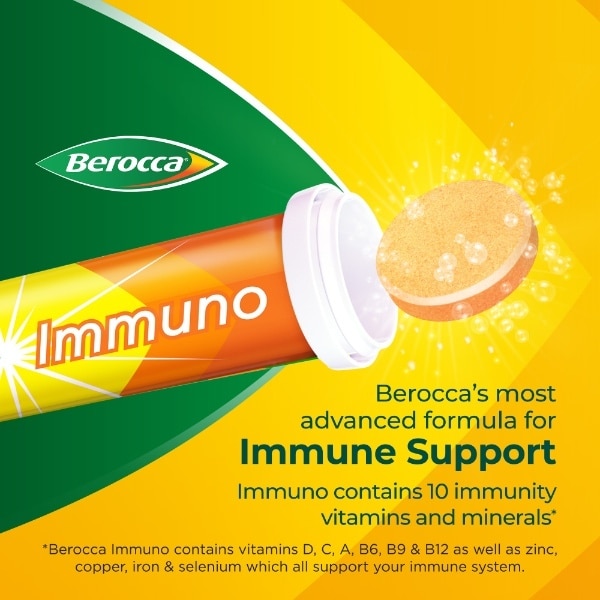 Berocca Immuno Tablets Effervescent 15s