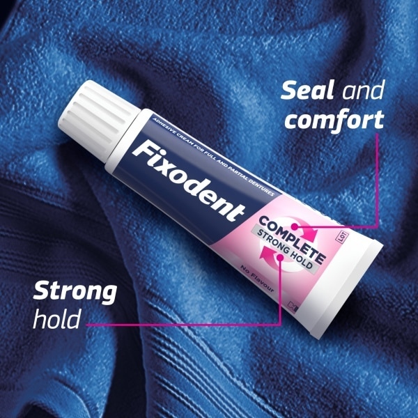 Fixodent Adhesive Flavour Free 47g