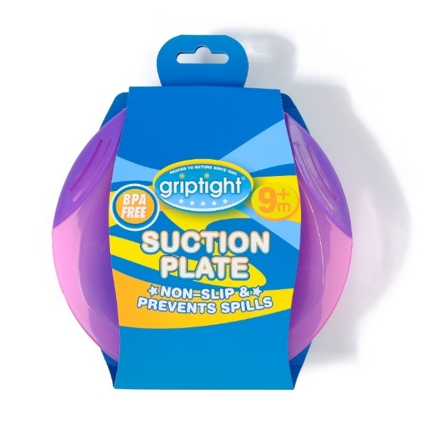 Griptight Suction Plate Pink