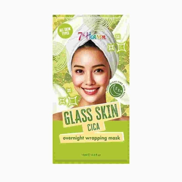 7th Heaven Glass Skin Cica Overnight Wrapping Mask