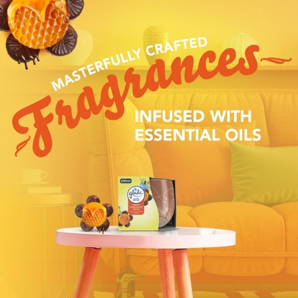 Glade Candle Honey Chocolate 108g