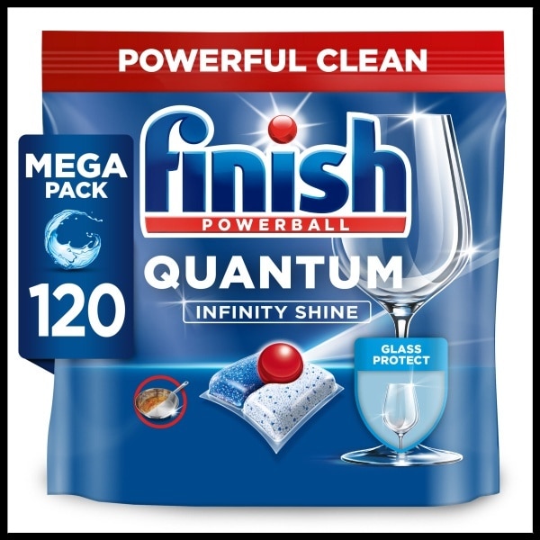 Finish Dishwasher Quantum Infinity Shine, 120 Tablets