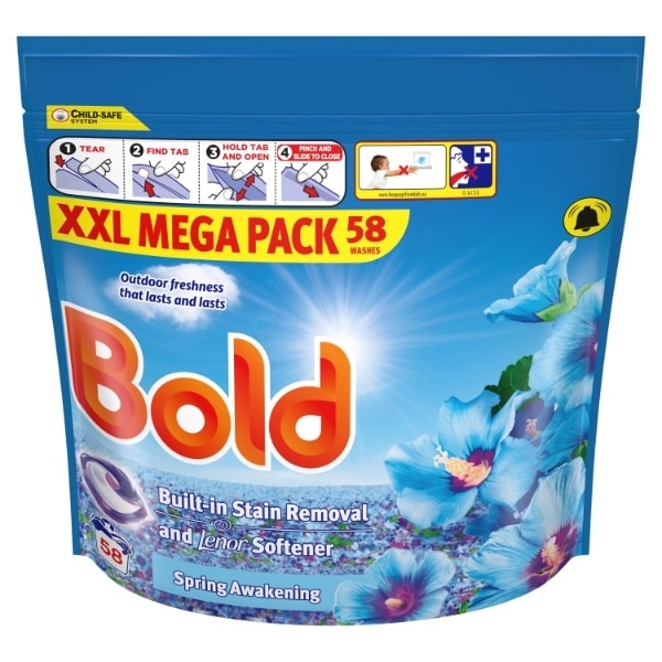 Bold 2In1 Pods Spring Awakening 58 Pack