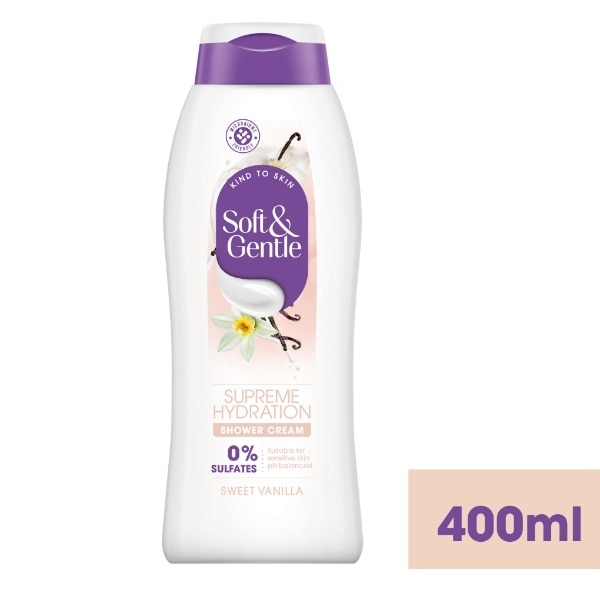 Soft & Gentle Sweet Vanilla Shower Cream 400Ml