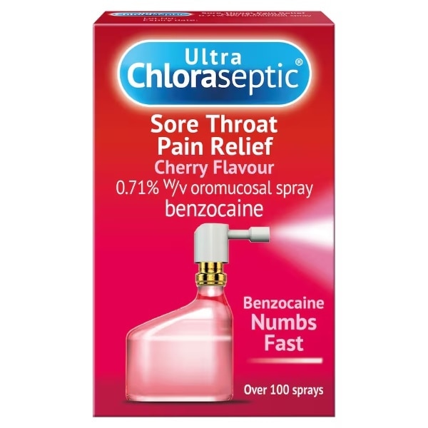 Ultra Chloraseptic Throat Spray Cherry 15ml