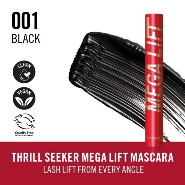 Rimmel Thrill Seeker Mega Lift Mascara Black