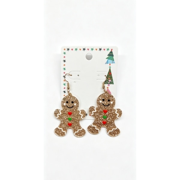 Christmas Gingerbread Man - Earring