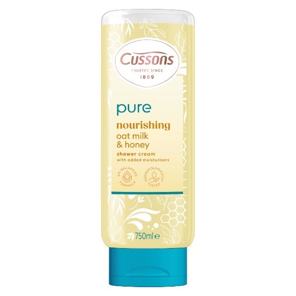 Cussons Pure Bodywash Oat Milk And Honey 750Ml