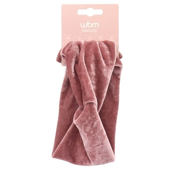 Pink Velvet Hairband Stretch