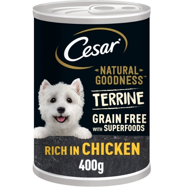Cesar Natural Goodness Tin Chicken In Loaf 400G