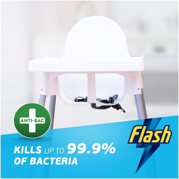 Flash Spray Wipe & Done Anti-Bacterial Cleaning Spray Apple 800ml