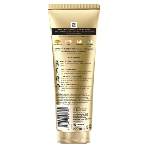 Pantene Smooth Sleek Pro-V Conditioner 220ml