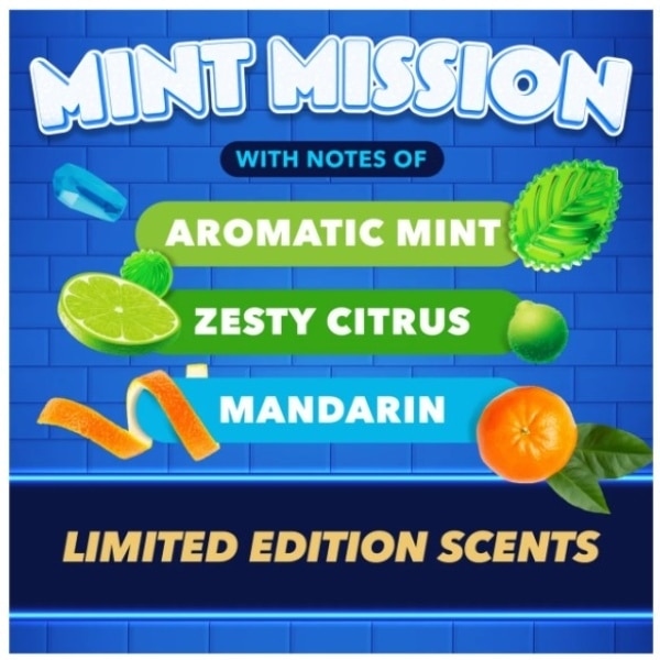 Duck Mint Mission Rim Block Toilet Cleaner 36G