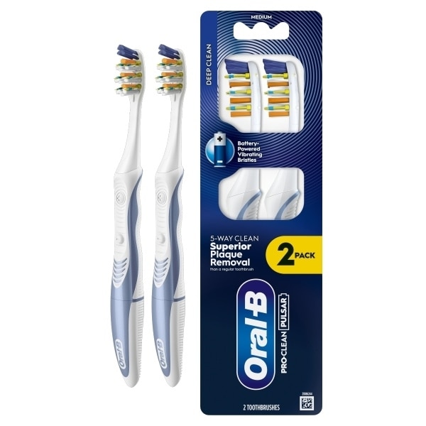 Oral B Pro Clean Pulsar Toothbrush 2 Pack