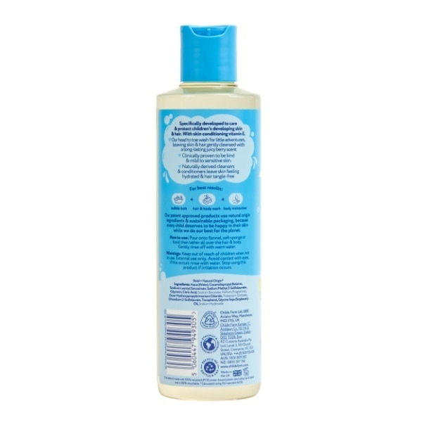 Childs Farm Hair Body Wash Bluey 250ml